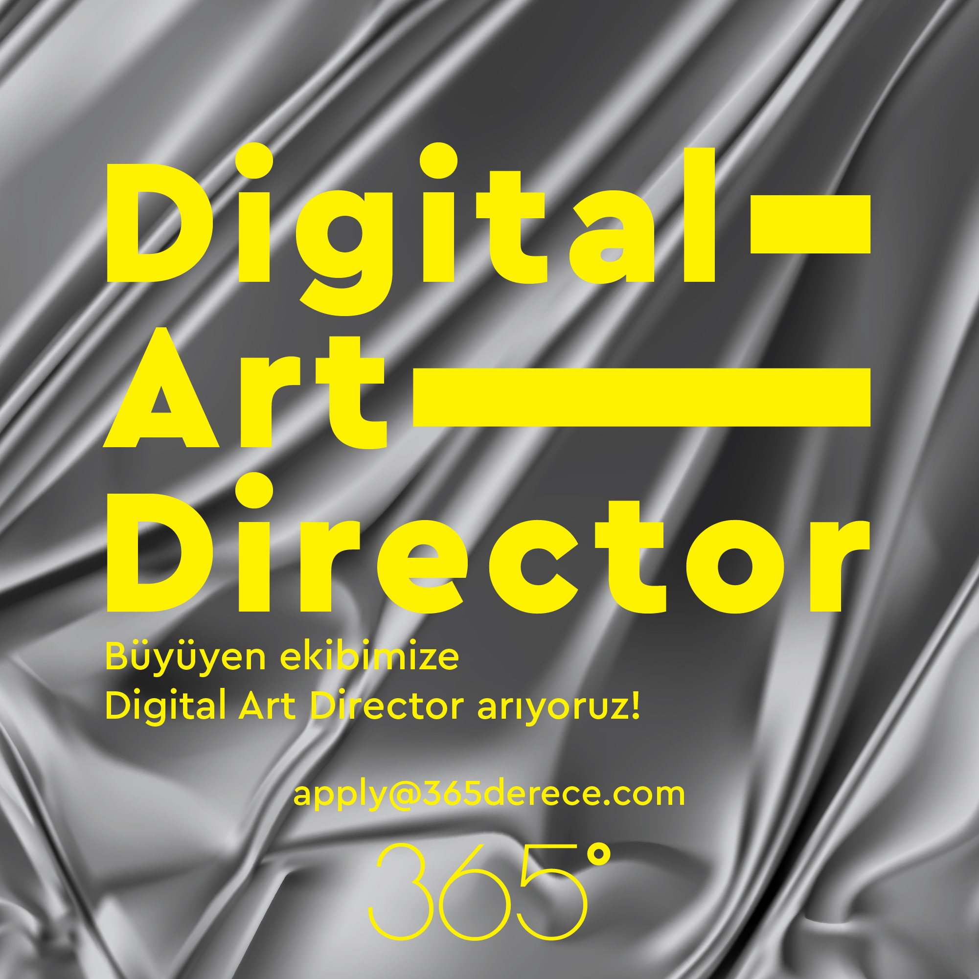 365 Derece Digital Art Director arıyor!