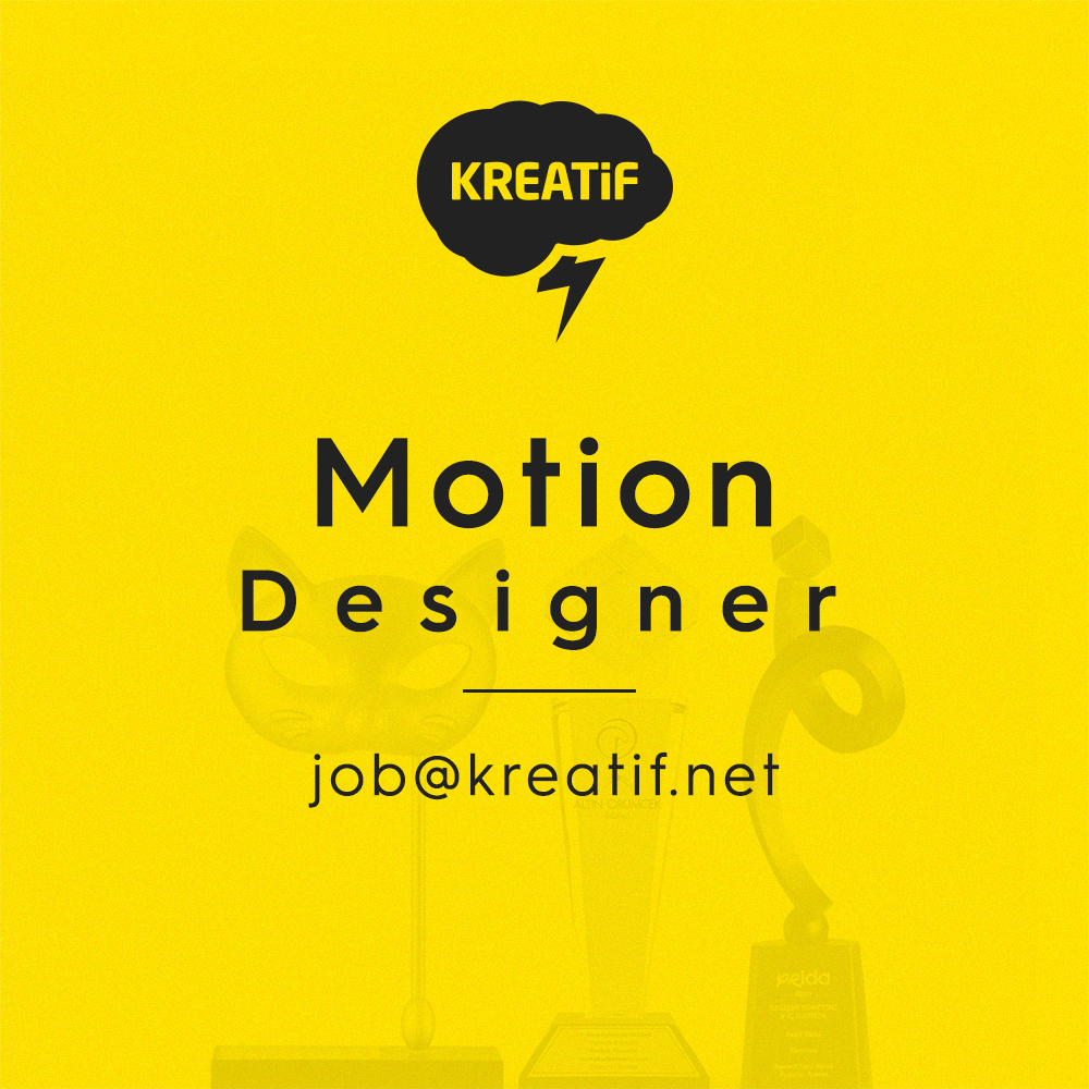 Kreatif, Motion Designer arıyor!