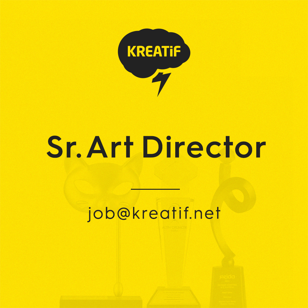 Kreatif, Sr. Art Director arıyor!
