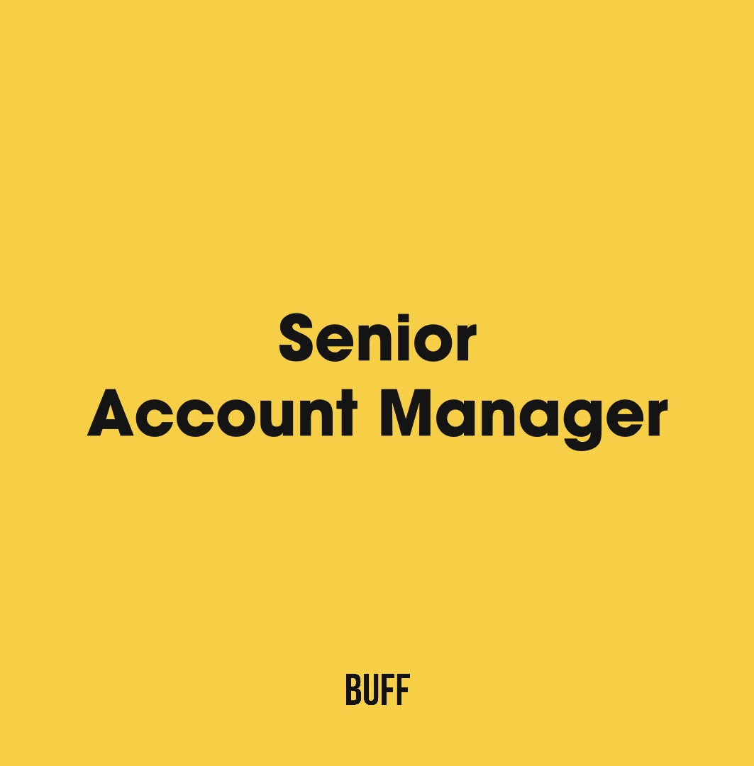 Buff Sr. Account Manager arıyor!