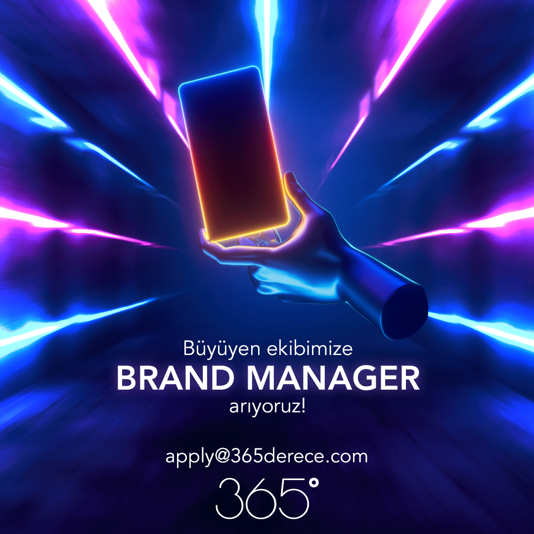 <strong>365 Derece Brand Manager arıyor!</strong>