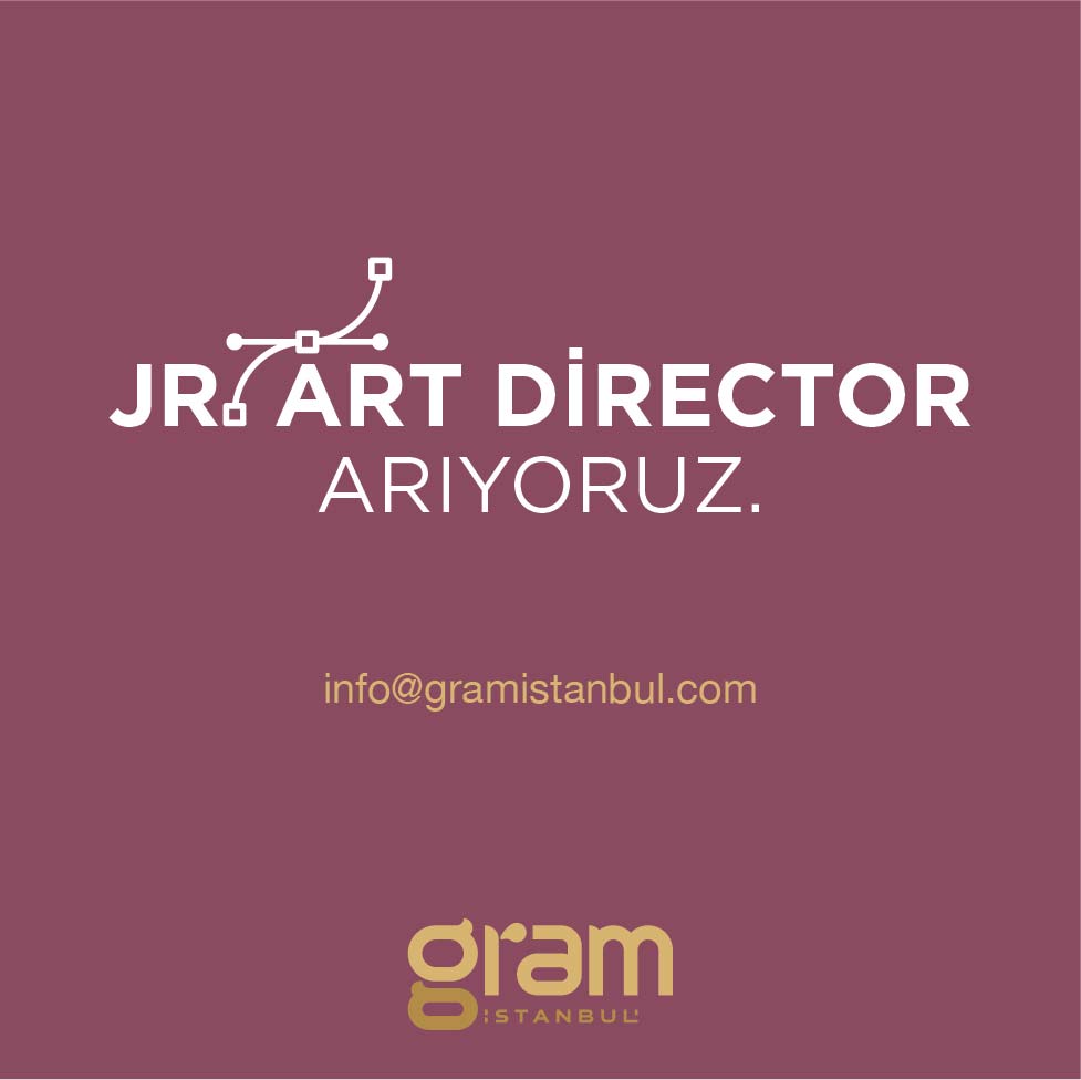 Gram İstanbul Jr. Art Director arıyor!