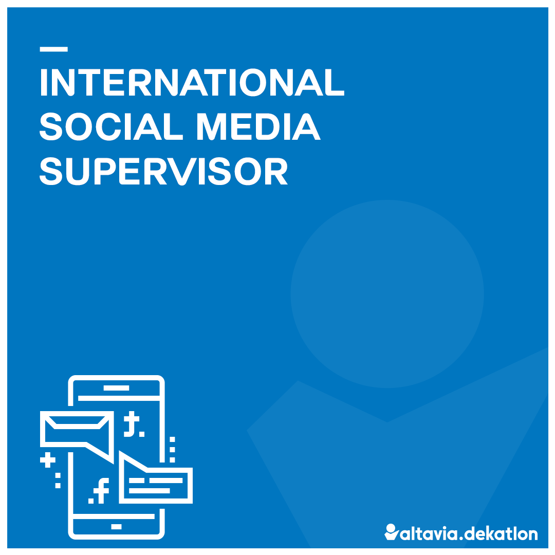 <strong>Altavia Dekatlon is looking for an International Social Media Supervisor!</strong>