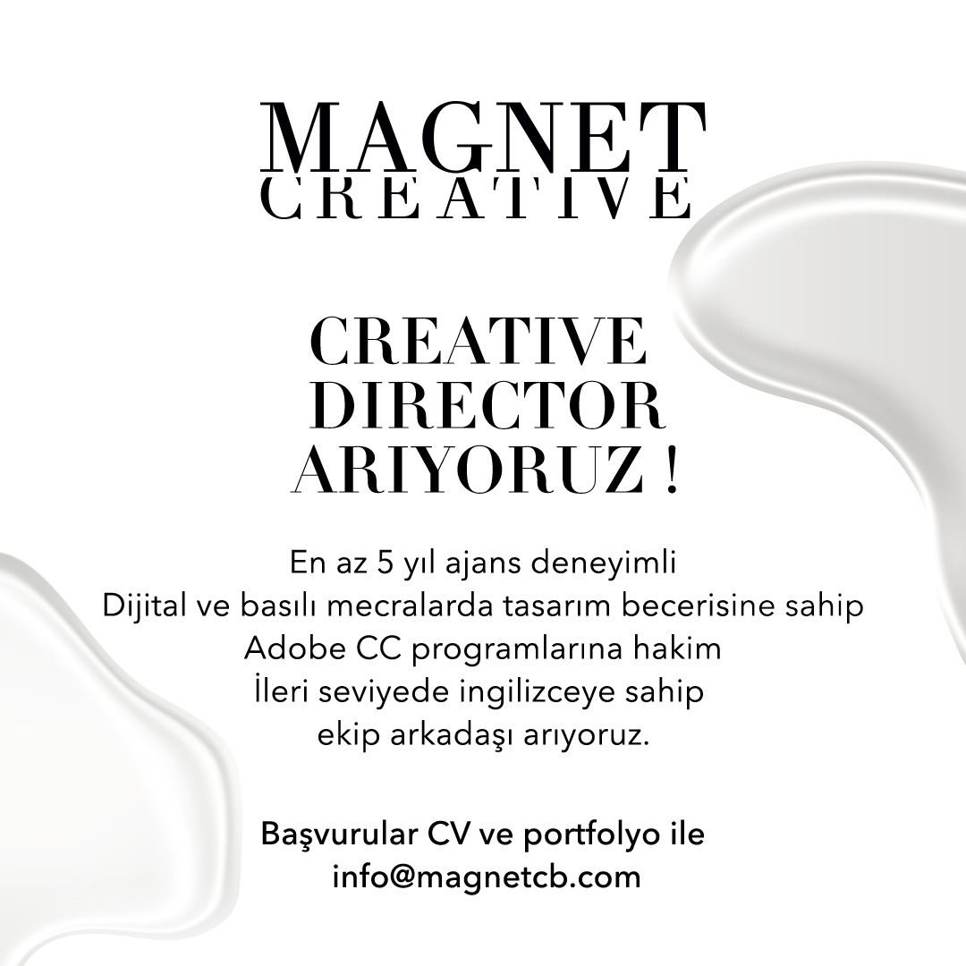 magnet creative, creative director arıyor!