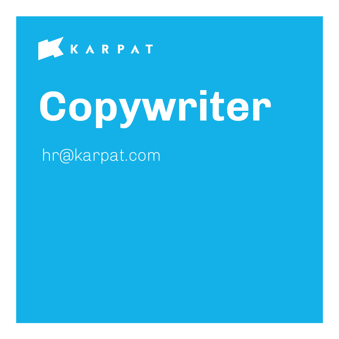 KARPAT Copywriter arıyor!