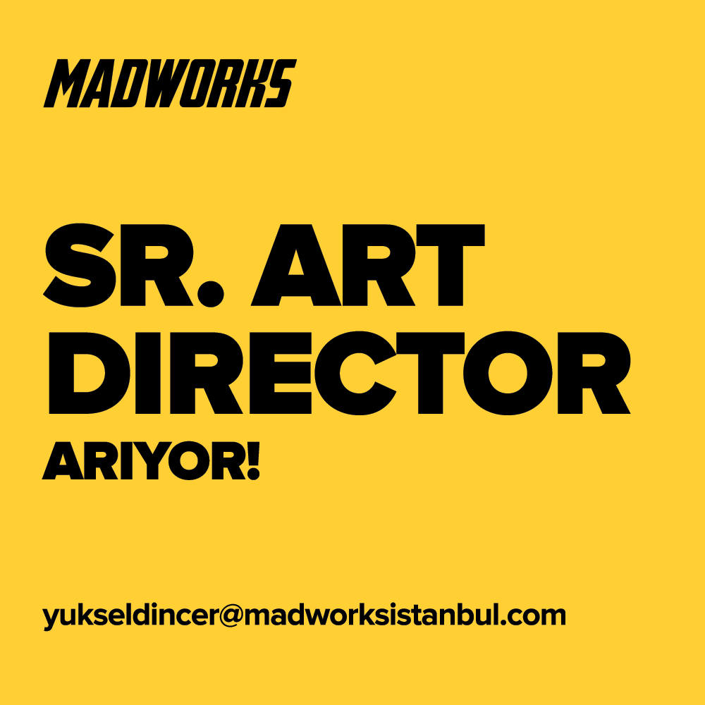 Madworks Sr. Art Director arıyor!