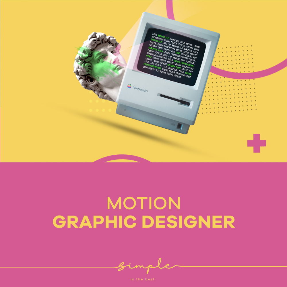 Simple Ajans Motion Graphic Designer arıyor!