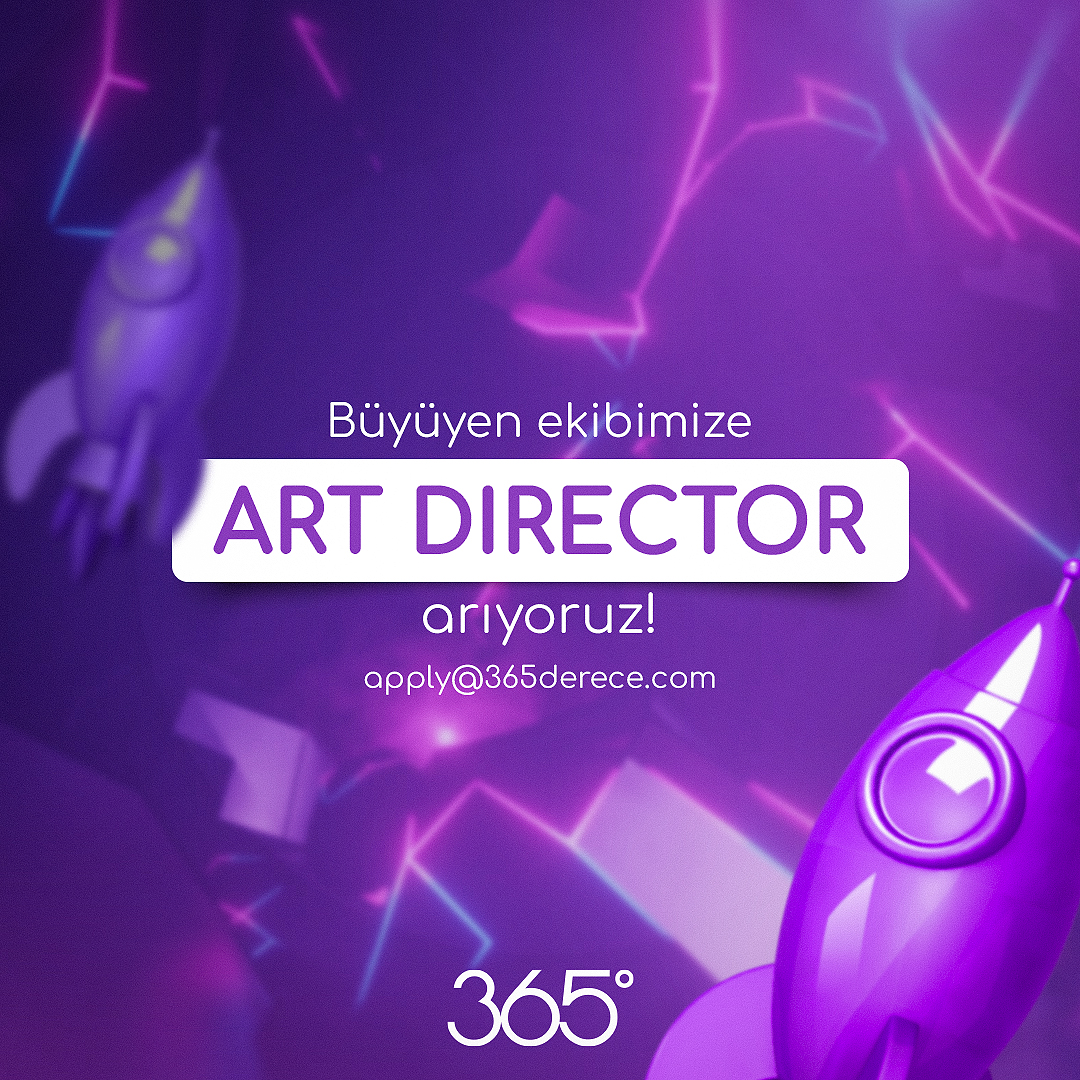 365 Derece Art Director arıyor!