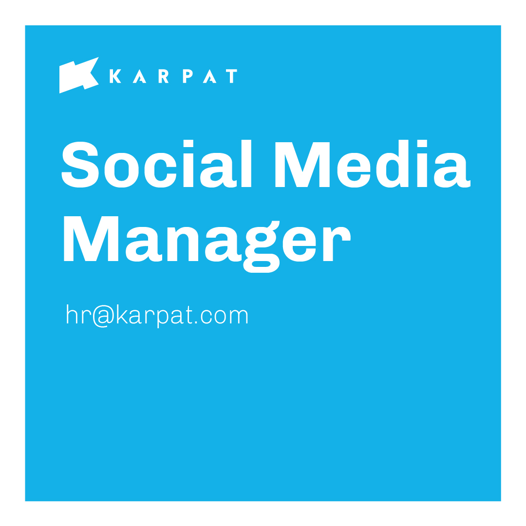 <strong>KARPAT, Social Media Manager arıyor!</strong>