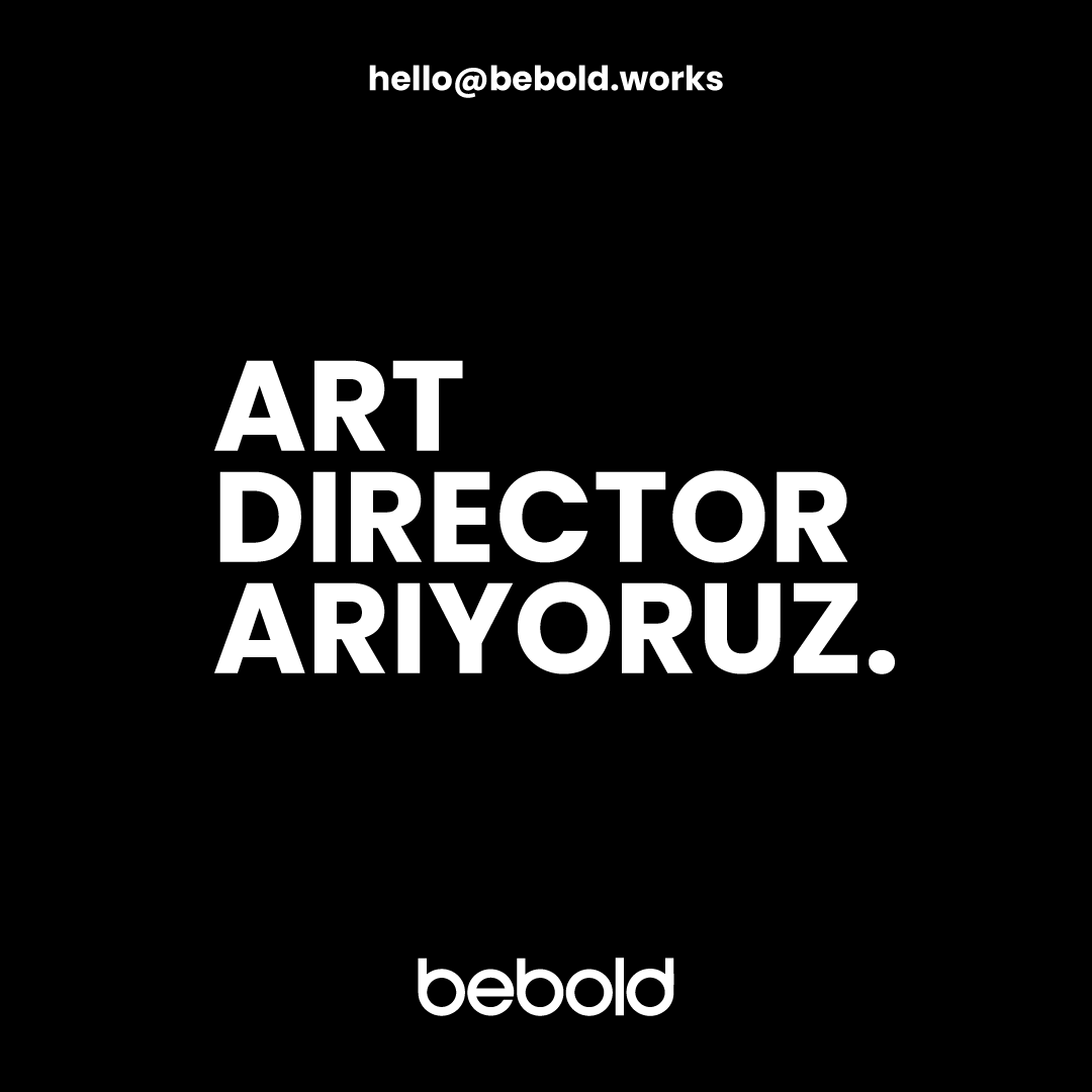 Bebold Art Director arıyor!