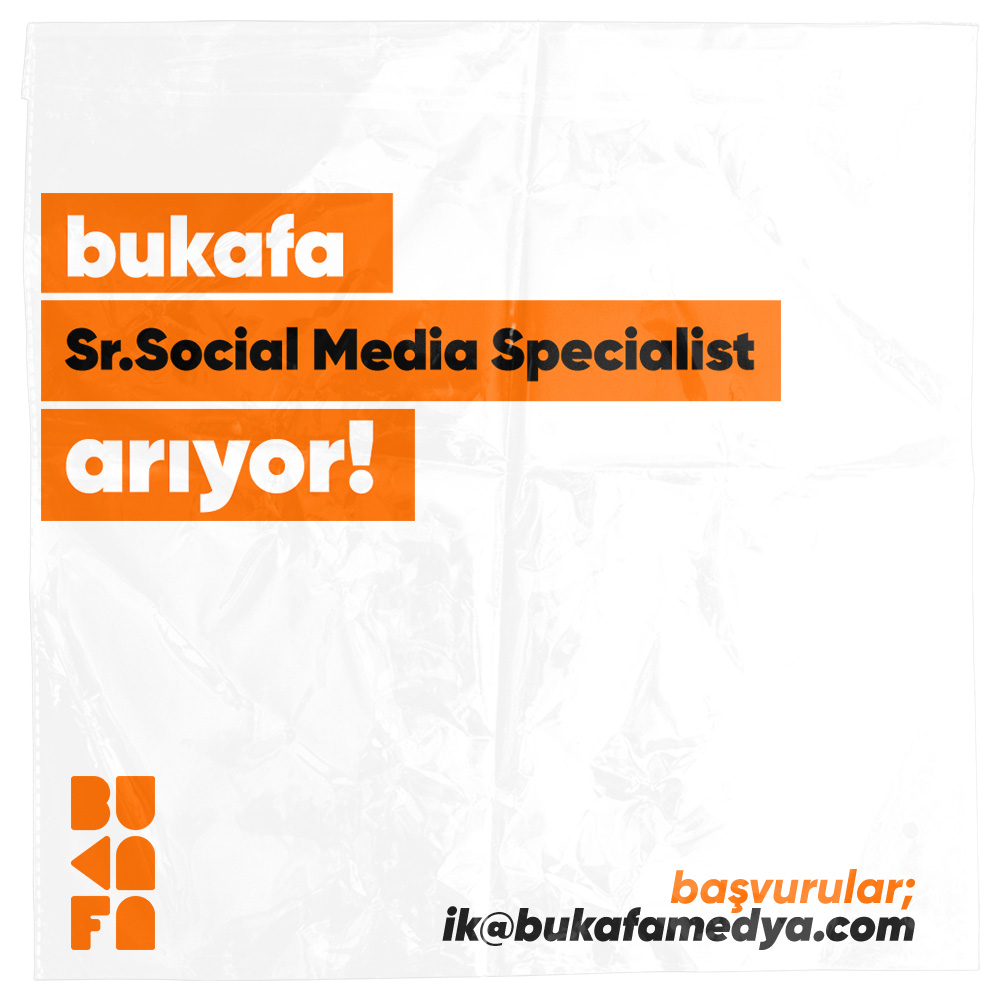 Bukafa Medya is hiring Sr. Social Media Specialist!