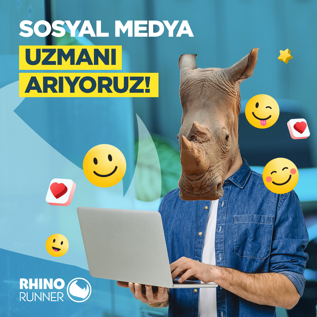 Rhino Runner Sosyal Medya Uzmanı arıyor!