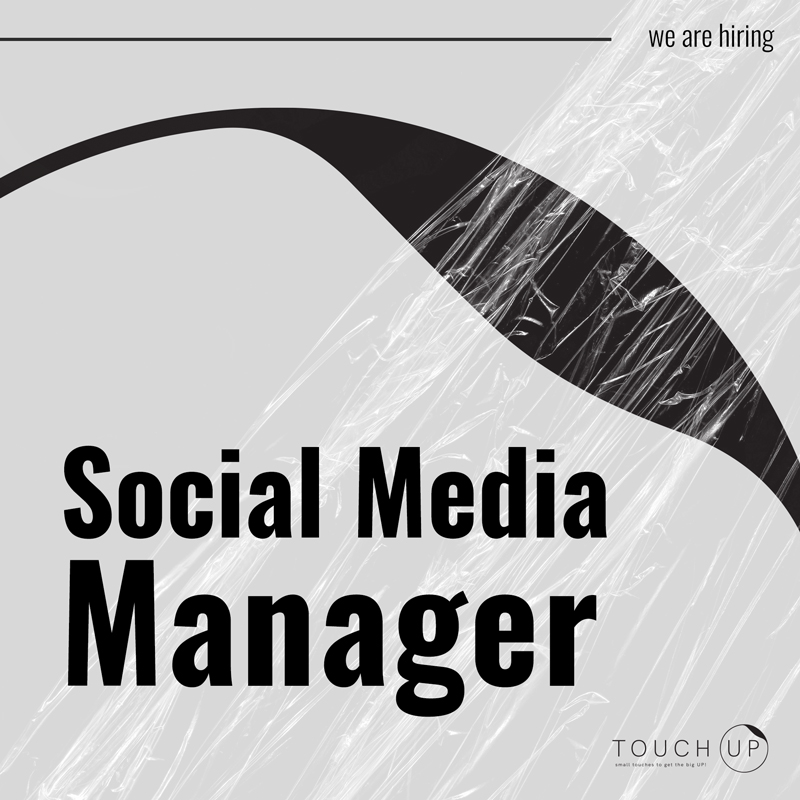 Touch Up, Sosyal Medya Yöneticisi Arıyor!
