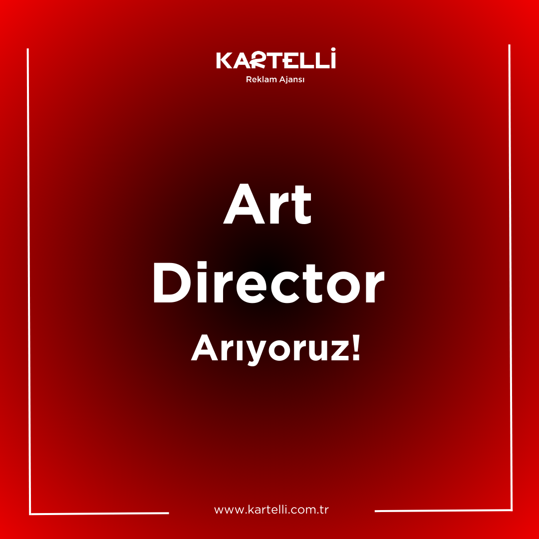 Ekibimize Art Director arıyoruz!