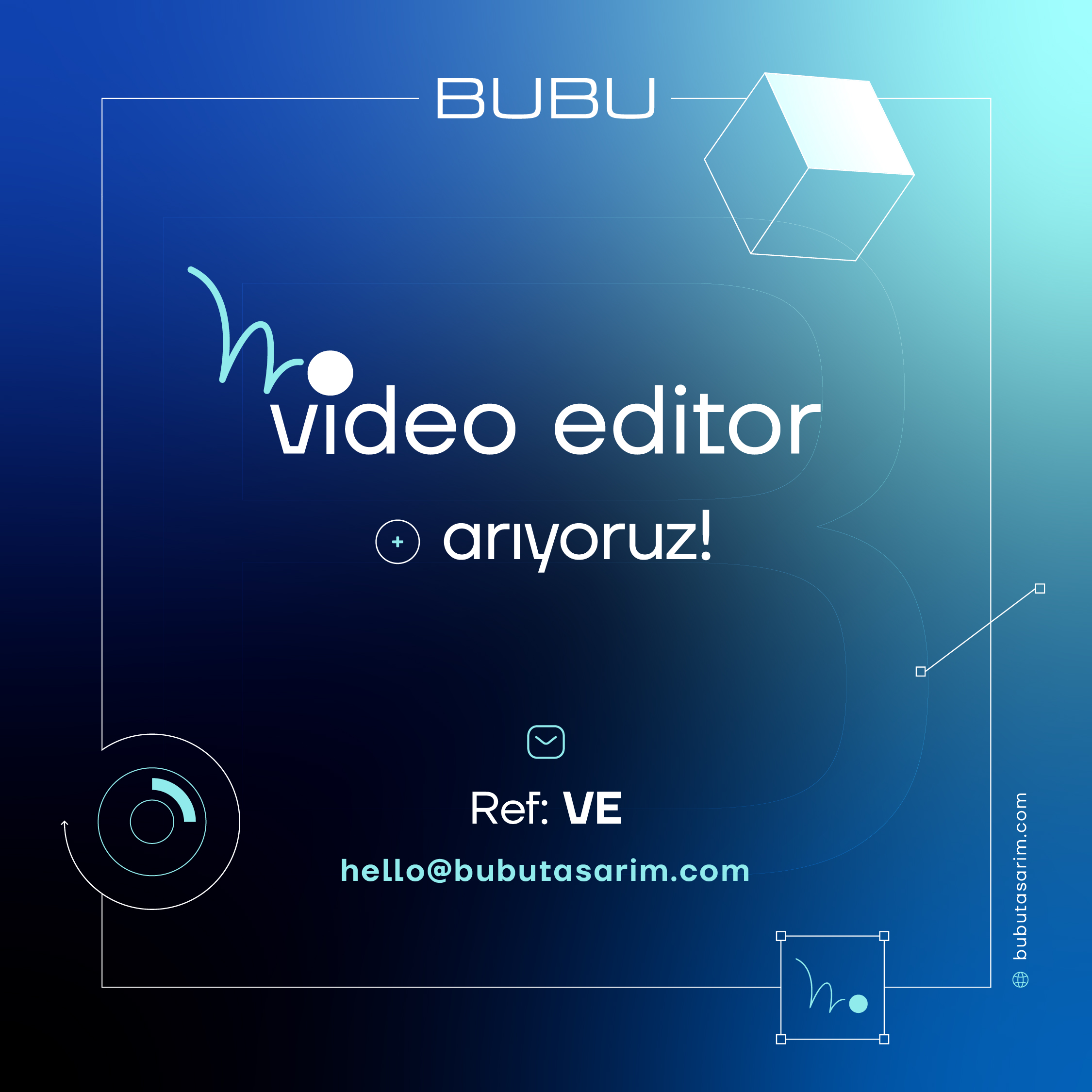 BUBU Video Editor arıyor!