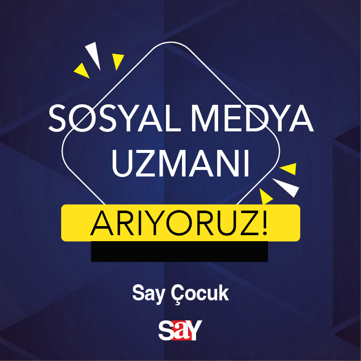 Say Yayınları, Sosyal Medya Uzmanı arıyor!