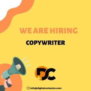 Digital Contactor, Copywriter arıyor!