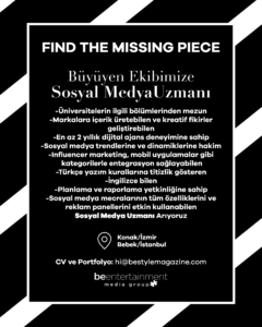 Büyüyen Ekibimize Sosyal Medya Uzmanı arıyoruz!