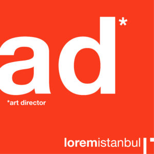 Loremİstanbul Art Director Arıyor!