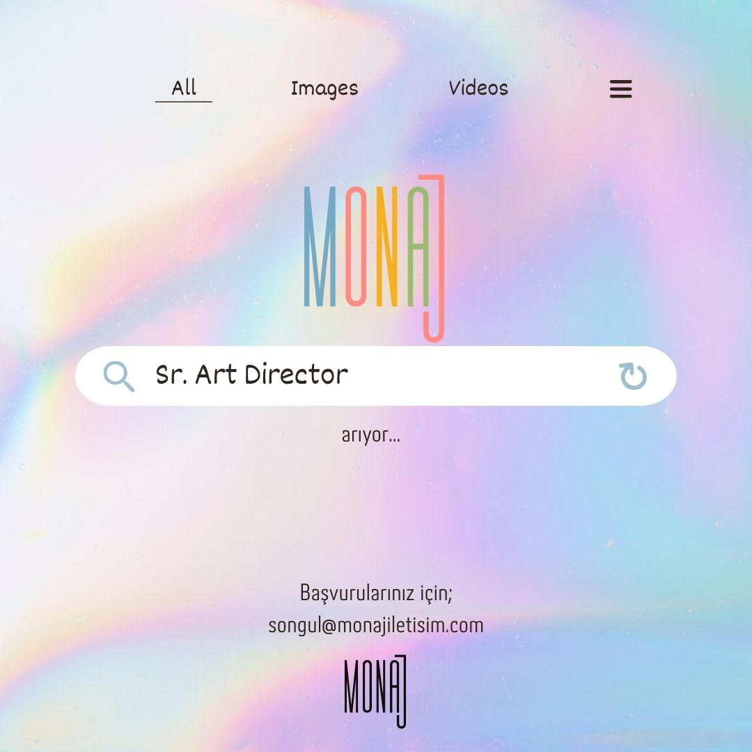 MONAJ, Sr. Art Director arıyor!