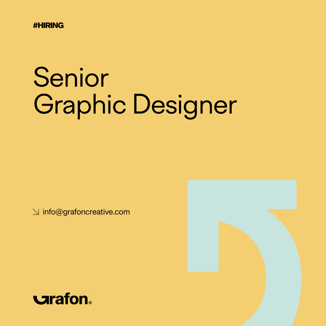 Grafon Creative, Senior Graphic Designer arıyor!