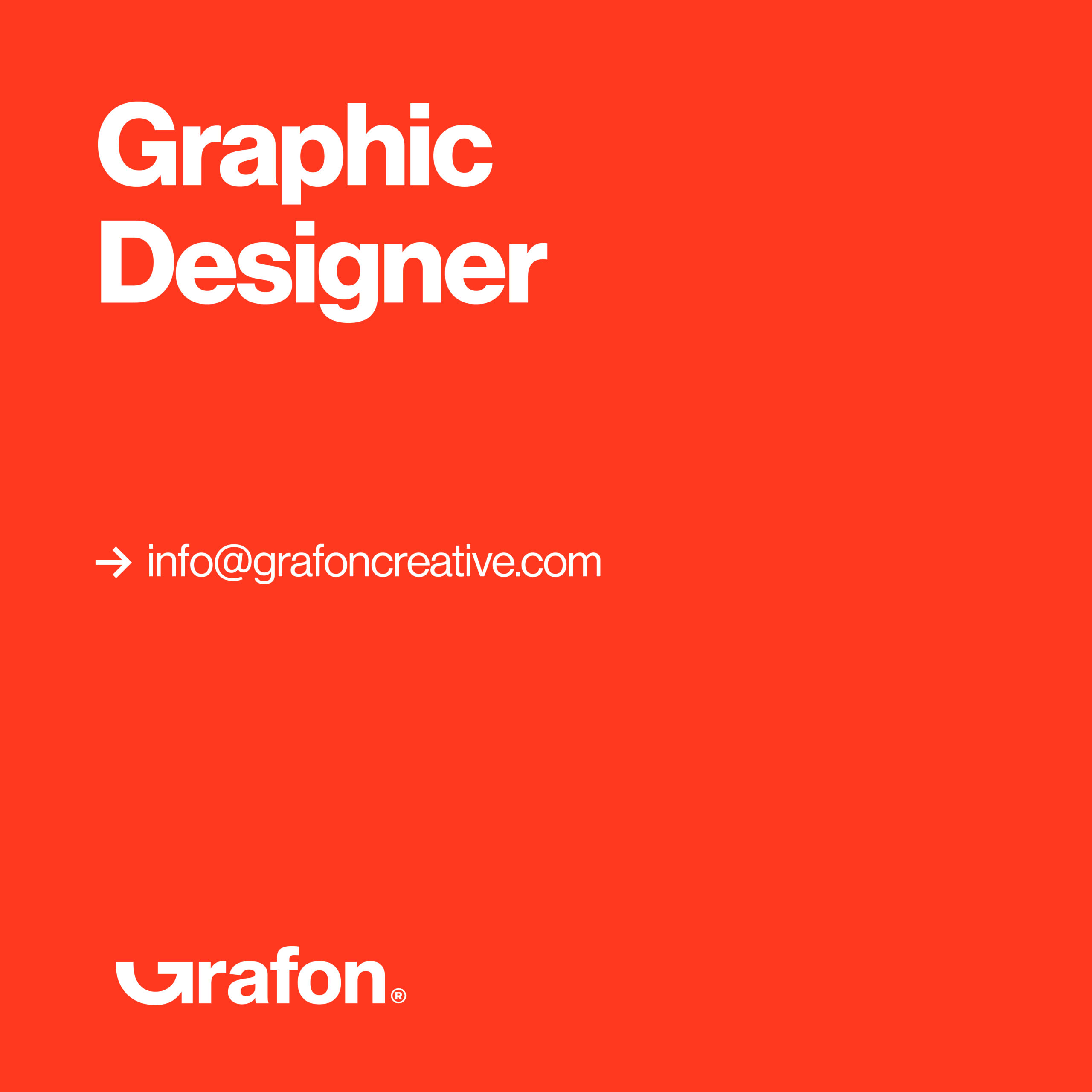 Grafon Creative, Graphic Designer arıyor!