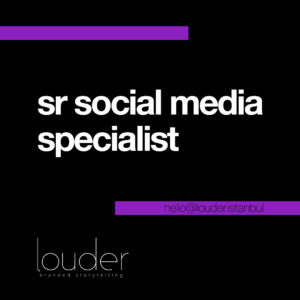 Louder, Sr. Social Media Specialist arıyor!