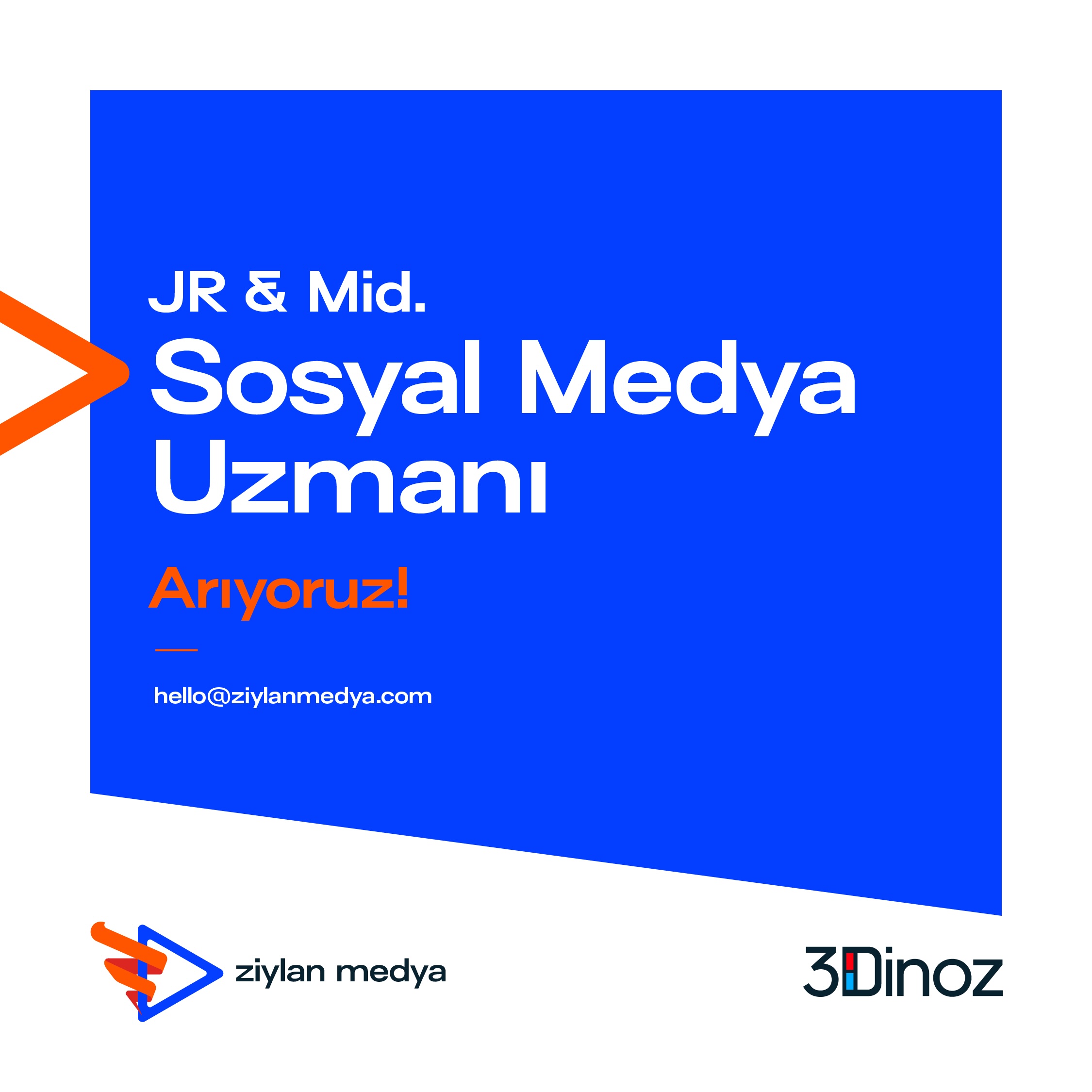 Ziylan Medya, JR & Mid. Sosyal Medya Uzmanı arıyor!