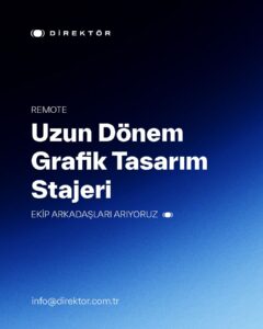 Direktör Ajans, Uzun Dönem Grafik Tasarım Stajyeri arıyor!