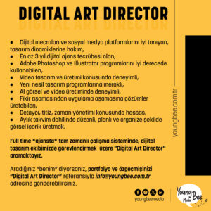 Young Bee, Digital Art Director arıyor!