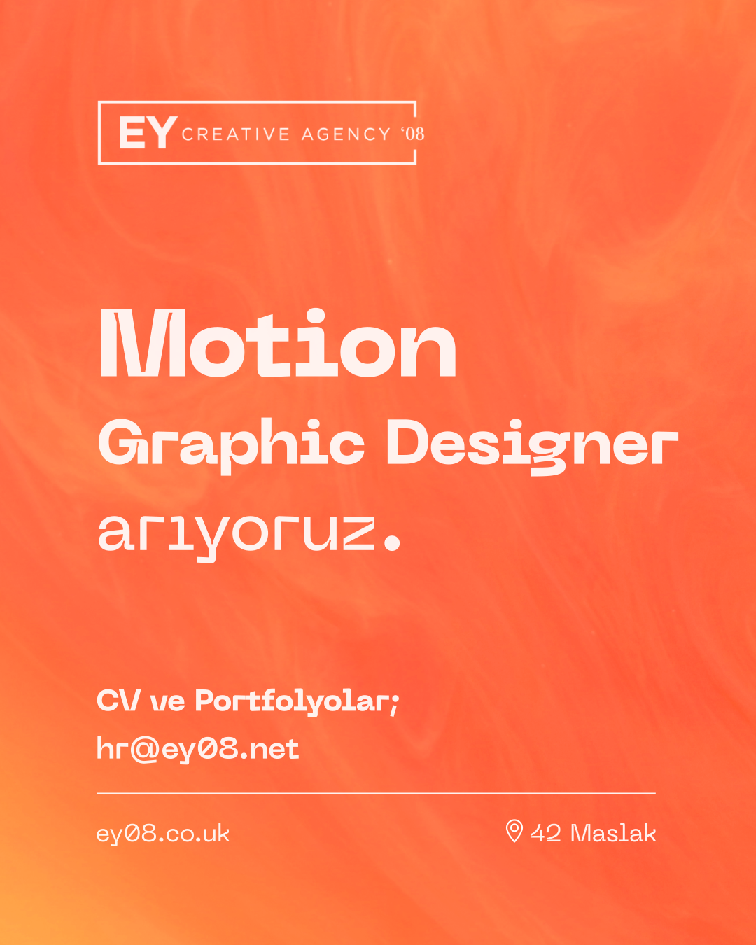 Motion Graphic Designer arıyoruz!