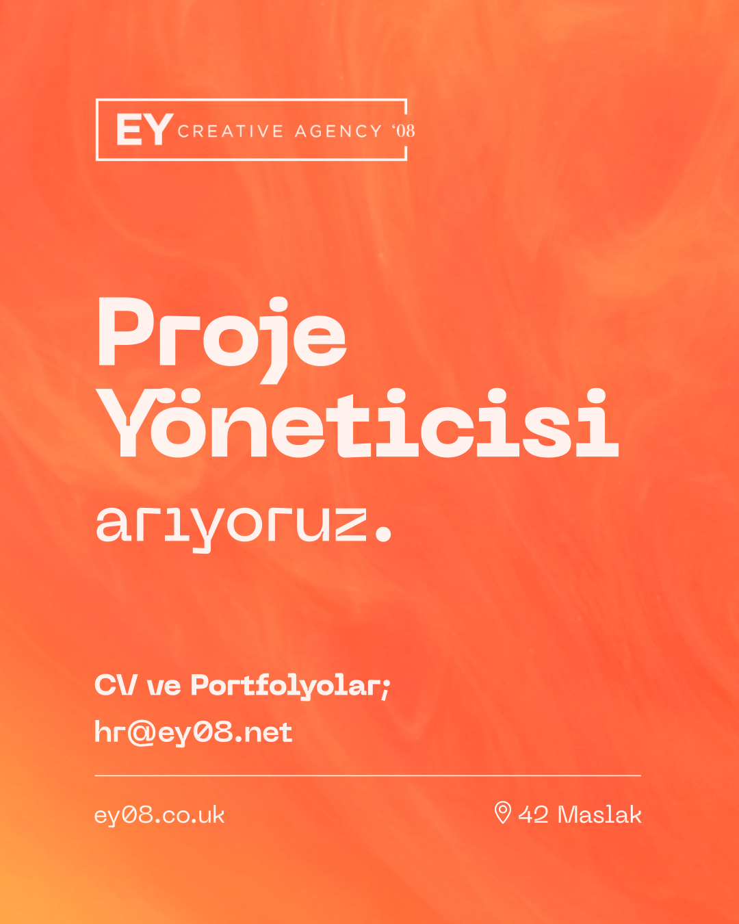 Proje Yöneticisi arıyoruz!