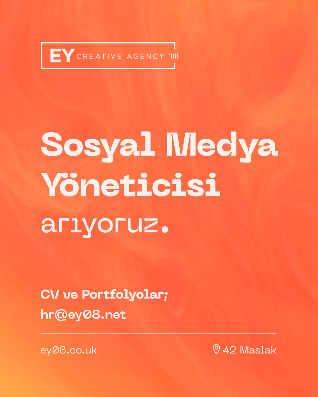 Sosyal Medya Yöneticisi arıyoruz!