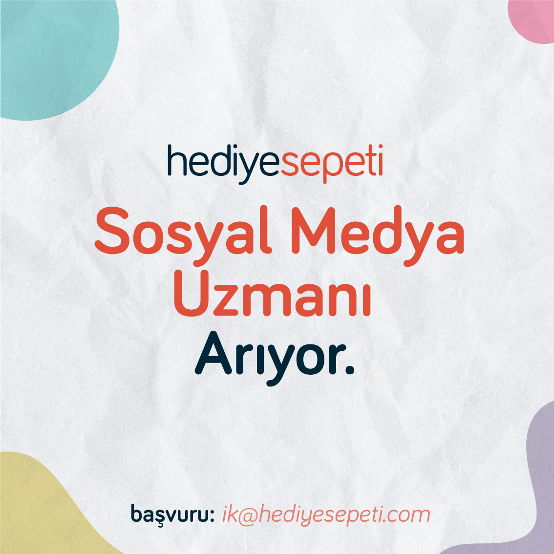 Hediye Sepeti Sosyal Medya & Video Editör Arıyor!