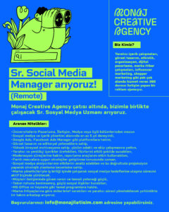 Sr. Social Media Manager arıyoruz! (Remote) 