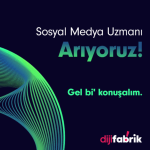 Sosyal Medya Uzmanı Arıyoruz!