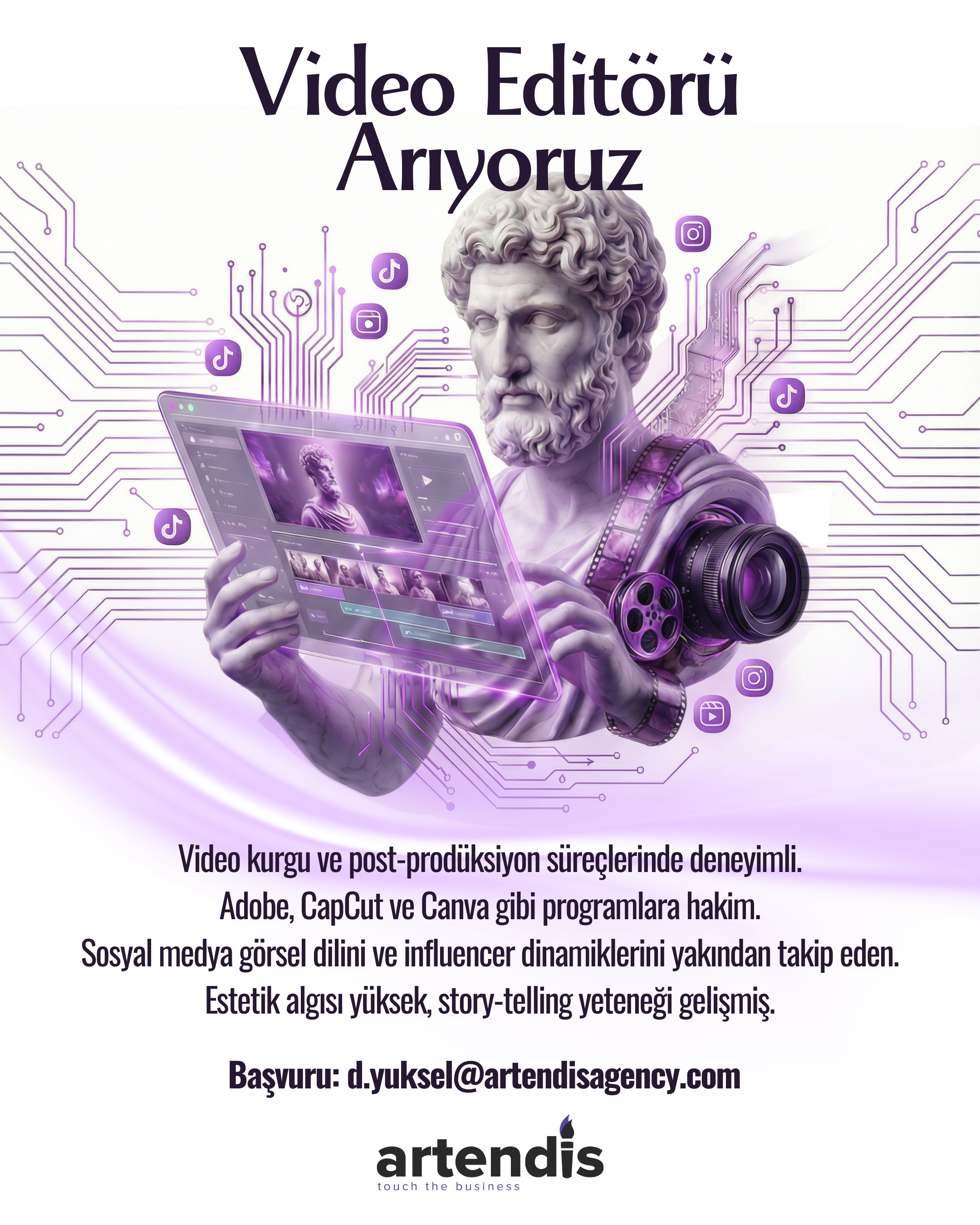 (Remote) Video Editörü Arıyoruz | Artendis