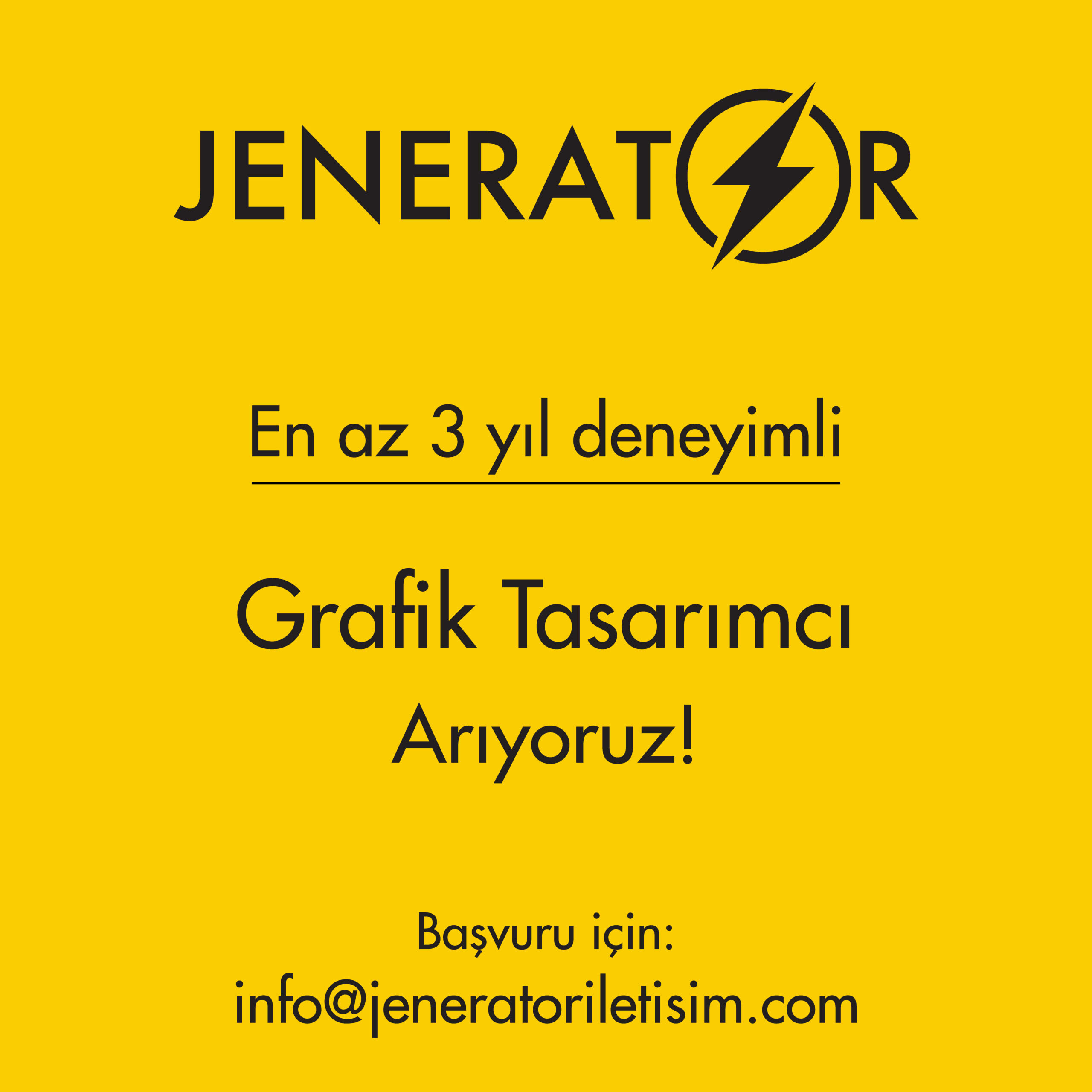 Grafik Tasarımcı Arıyoruz!