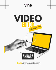 Video Editör aranıyor!