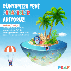 Peak on Air, tasarım ekibine Creative Designer Trainee arıyor!
