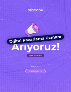 Tam Zamanlı Dijital Pazarlama Uzmanı arıyoruz! 👀
