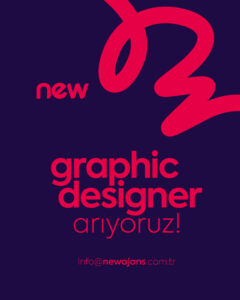 GRAPHIC DESIGNER ARIYORUZ!