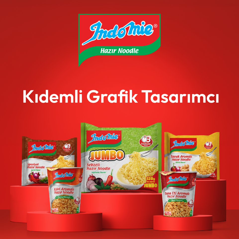 Indomie Kıdemli Grafik Tasarım Uzmanı Arıyor!